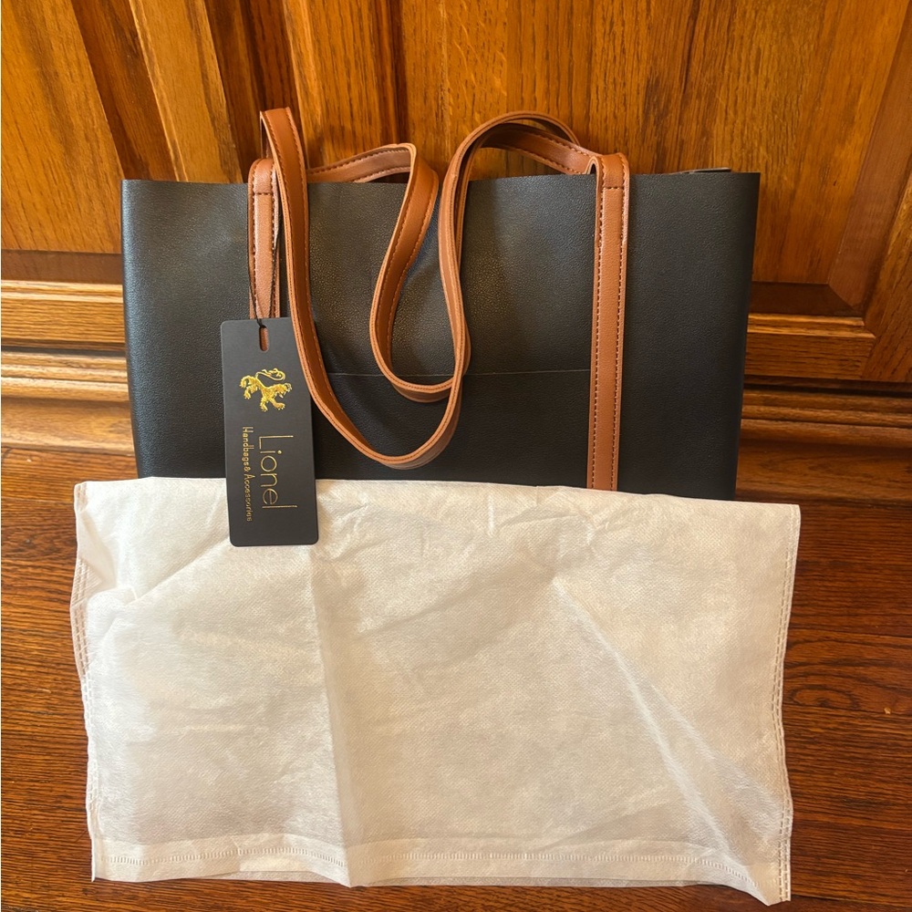 NWT Lionel Vegan Leather Tote Bag